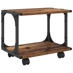 vidaXL Prentara standur Gamall vi&eth;ur 41 x 28 x 33.5 cm Samsettur vi&eth;ur