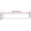 vidaXL Garnogard&iacute;na me&eth; gluggatj&ouml;ldum Hv&iacute;tt 240 x 1200 cm P&oacute;l&yacute;ester