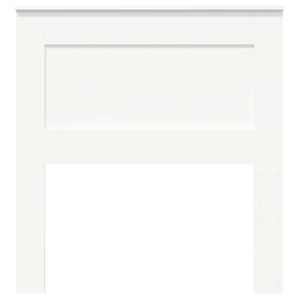 vidaXL H&ouml;f&eth;agafl me&eth; h&ouml;fu&eth;gafl Hv&iacute;tt 75 cm Samsettur vi&eth;ur