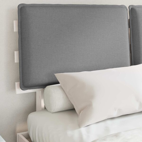 vidaXL R&uacute;mf&oacute;tur me&eth; kl&aelig;&eth;&eth;um h&ouml;f&eth;agafli Lj&oacute;sgr&aacute;r 140 x 200 cm