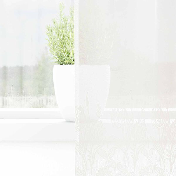 vidaXL Garnogard&iacute;na me&eth; gluggatj&ouml;ldum Hv&iacute;tt 240 x 300 cm P&oacute;l&yacute;ester