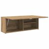 vidaXL ba&eth;herbergis veggsk&aacute;pur Artisan Oak 80x25x30 cm Hanna&eth;ur vi&eth;ur