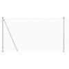 vidaXL Gir&eth;ingarp&oacute;stur Silfur 50 x 1,2 m (12 x 12 mm net) St&aacute;l