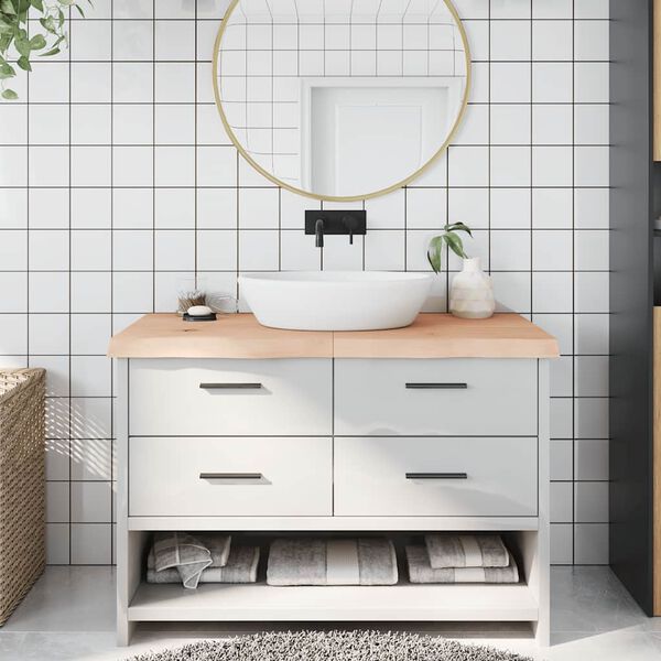 vidaXL Ba&eth;herbergisbor&eth;plata 120x60x(2-6) cm &Oacute;me&eth;h&ouml;ndla&eth;ur Vi&eth;ur