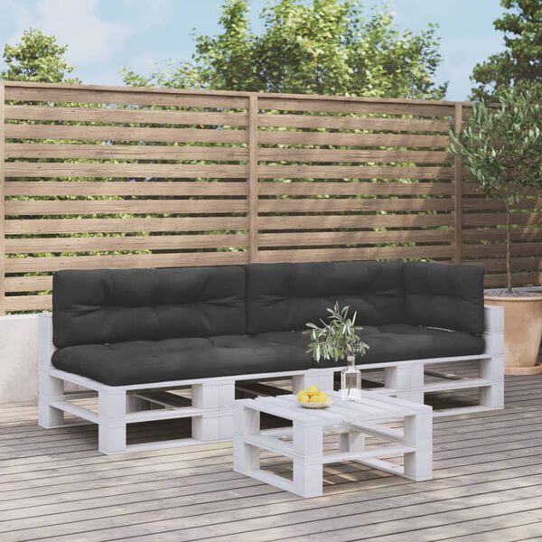 vidaXL P&uacute;&eth;ar fyrir Pallettus&oacute;fa 5 stk. Svartir Tau&aacute;kl&aelig;&eth;i