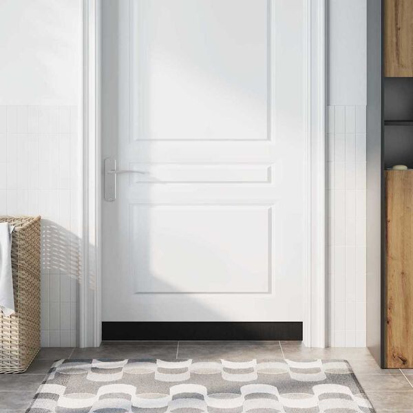 vidaXL Sj&aacute;lfklemmdu hur&eth;arbrosseglin 6 pcs Svartur 100 cm &Aacute;lblenda