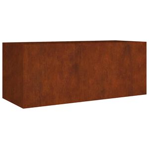 vidaXL Upph&aelig;kka&eth; Gar&eth;ker 200x80x80 cm Corten St&aacute;l