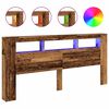 vidaXL LED H&ouml;f&eth;agafl Gamli Vi&eth;ar 220x18,5x103,5 cm Samsettur Vi&eth;ur