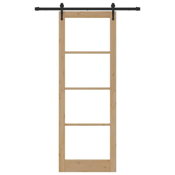 vidaXL Rennidyr ORKDAL N&aacute;tt&uacute;rulegur 83 x 232 cm Gegnheil fura og gler