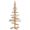 vidaXL | Vi&eth;ar j&oacute;latr&eacute; | me&eth; standi n&aacute;tt&uacute;rulegt 90 cm Gegnheil fura