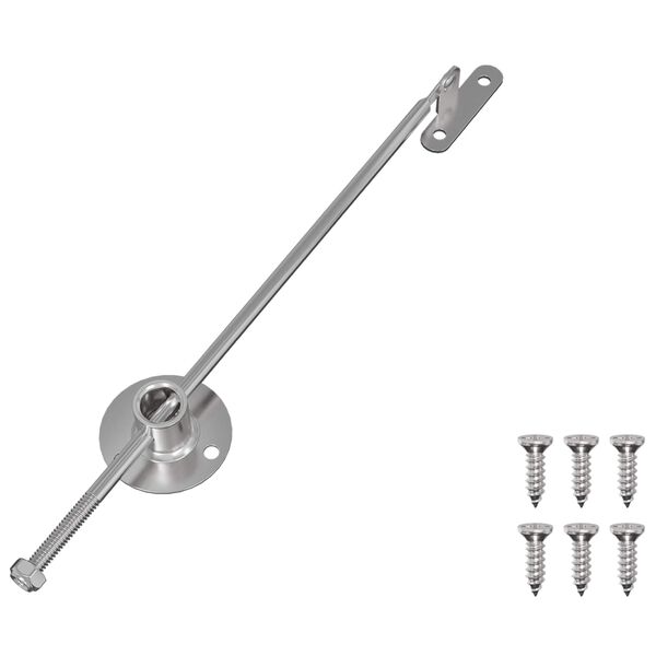 vidaXL Draga Hlj&oacute;&eth;t&aelig;ki M&aacute;lmhnippur 439 pcs Silfur J&aacute;rn