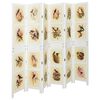 vidaXL Romdivider Panel Hv&iacute;tt 212 x 165 cm MDF