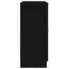 vidaXL Skenkir 2 stk. Svartur 30x30x70 cm Samsettur Vi&eth;ur
