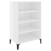 806136 vidaXL Sideboard High Gloss White 57x35x90 cm Chipboard