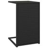 vidaXL C Bor&eth; Svart 40x35x60 cm P&oacute;l&yacute;rattan