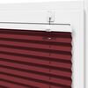 vidaXL Pleated Blind Bordeaux Rautt 105x100 cm Efni Breidd 104,4 cm