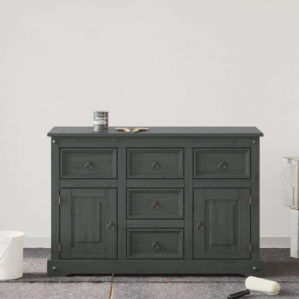 vidaXL Húsgagnamálning Grár 10 x 10 x 12,2 cm Veggi prent