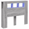 vidaXL LED H&ouml;f&eth;agafl Gr&aacute;r Sonoma 120x18,5x103,5 cm Samsettur Vi&eth;ur