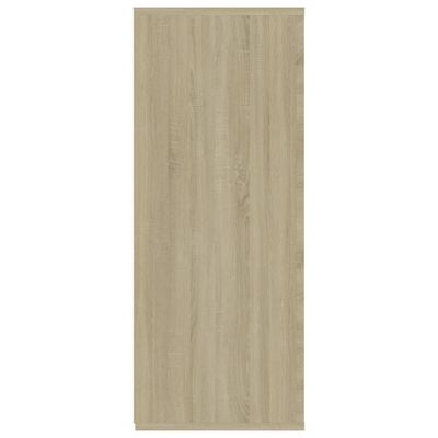 800696 vidaXL Sideboard Sonoma Oak 105x30x75 cm Chipboard