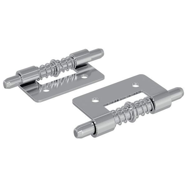 vidaXL Latch 2 pcs Silfur 46 x 17 x 1,2 mm St&aacute;l
