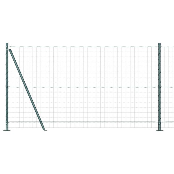 vidaXL Gir&eth;ing me&eth; p&oacute;st Gr&aelig;nn 1,2 x 25 m St&aacute;l