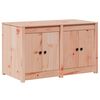 vidaXL Eldh&uacute;s sk&aacute;pur MEPPEL Br&uacute;nn eik 106 x 55 x 64 cm Gegnheil fura