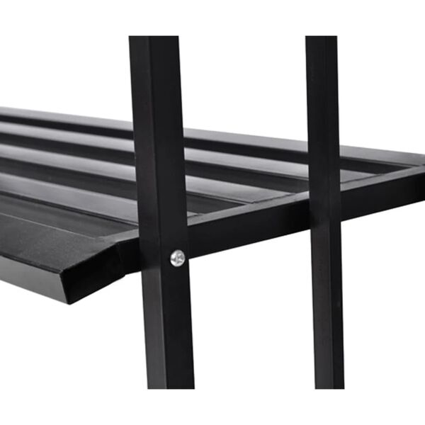 vidaXL Gar&eth;ar&oacute;sabogi me&eth; Bekk