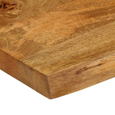 vidaXL Borðplata 100x40x3,8cm Náttúrulegum Brúnum Gegnheill Mangóviður