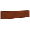 vidaXL Upph&aelig;kka&eth; Gar&eth;ker 360x40x80 cm Corten St&aacute;l
