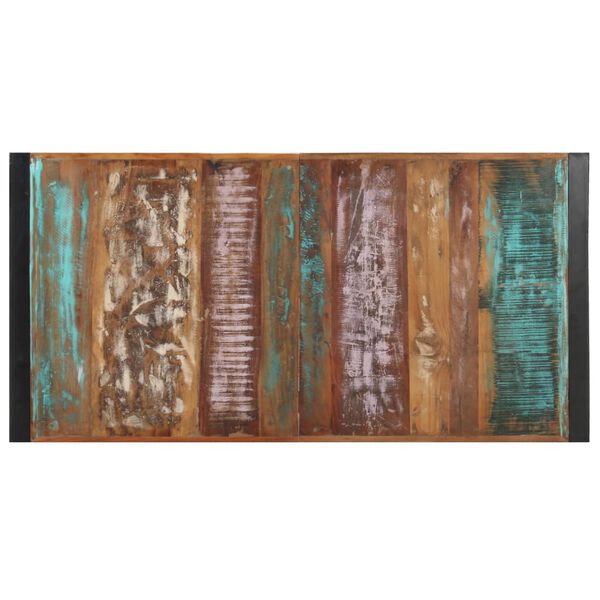 vidaXL S&oacute;fabor&eth; 140x70x40 cm Gegnheill Endurn&yacute;ttur Vi&eth;ur