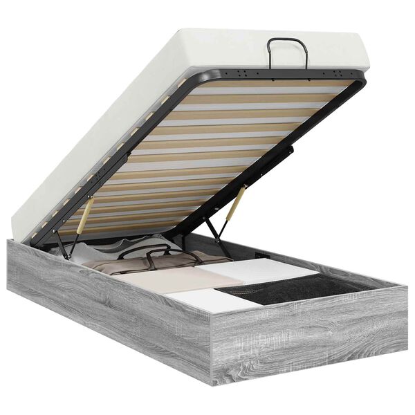 vidaXL Ott&oacute;man s&aelig;ngurrammi Gr&aacute;r Sonoma 193 x 120 x 25 cm Sp&oacute;naplata