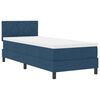 vidaXL Kassi vorinn r&uacute;m me&eth; d&yacute;nu me&eth; led Bl&aacute;r 80 x 200 cm d&uacute;kur