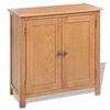 vidaXL Skenkur 70x35x75 cm Gegnheil Eik