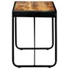 vidaXL Borðstofuborð 118x60x76 cm Gegnheill Mangóviður