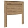 vidaXL H&ouml;f&eth;agafl me&eth; h&ouml;fu&eth;gafl Artisan Eik 75 cm Samsettur vi&eth;ur