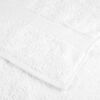 vidaXL Gestahandklæði SOLUND Hvítt cotton