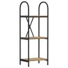 vidaXL Hilla Artisan Eik 40 x 30 x 109 cm Samsettur vi&eth;ur