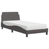 vidaXL R&uacute;m me&eth; D&yacute;nu Dover Gr&aacute;tt 80x200 cm Gervile&eth;ur