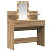 vidaXL F&ouml;tubor&eth; Artisan Eik 100 x 40 x 130 cm Samsettur vi&eth;ur