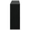 vidaXL Veggbor&eth; Randir Svart 155 x 29 x 74 cm Verkefnavi&eth;ur