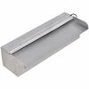 R&eacute;tthyrndur Foss fyrir sundlaug me&eth; LED Lj&oacute;sum Ry&eth;fr&iacute;tt St&aacute;l 30 cm