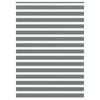 vidaXL Zebra Gard&iacute;na D&ouml;kkgr&aacute;tt 155x200cm Efni Breidd 150,9cm P&oacute;l&yacute;ester