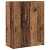 vidaXL Skrifstofusk&aacute;pur Svartur Eik 70 x 32 x 77.5 cm Samsettur vi&eth;ur