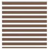 vidaXL Zebra Gard&iacute;na Br&uacute;n 140x150cm Efni Breidd 135,9cm P&oacute;l&yacute;ester