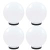 vidaXL LED K&uacute;lulampar 4 stk K&uacute;lulaga 25 cm PMMA