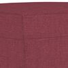 vidaXL Fótskemill Vínrauður 60x50x41 cm Tauáklæði