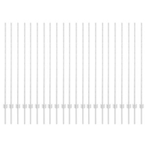 vidaXL Gir&eth;ingarp&oacute;stur 22 pcs Silfur 180 cm St&aacute;l