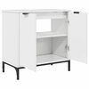 vidaXL Baðherbergismublasett 2 pcs high gloss white 39.5 x 36 x 88 cm
