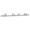 vidaXL Braut fyrir Rennihur&eth; 183 cm St&aacute;l Silfurlitu&eth;