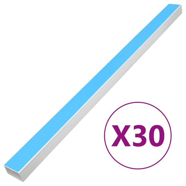 vidaXL Kapalstokkar Sj&aacute;lfl&iacute;mandi 100x40 mm 30 m PVC